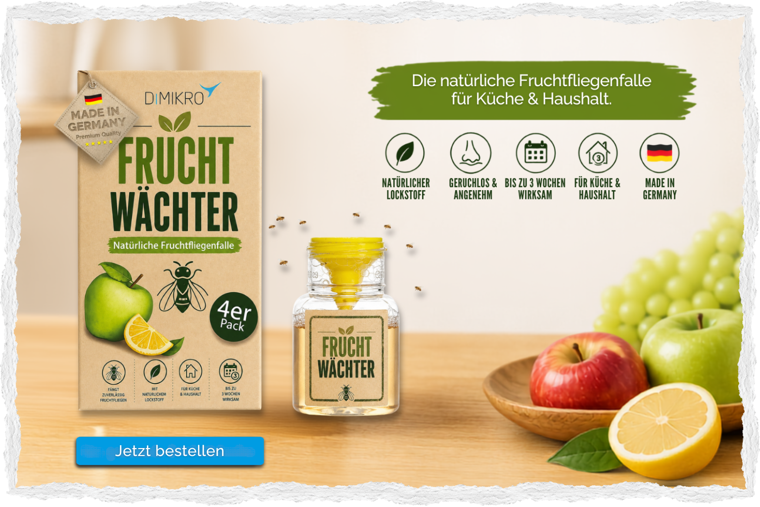 Fruchtwächter Fruchtfliegenfalle