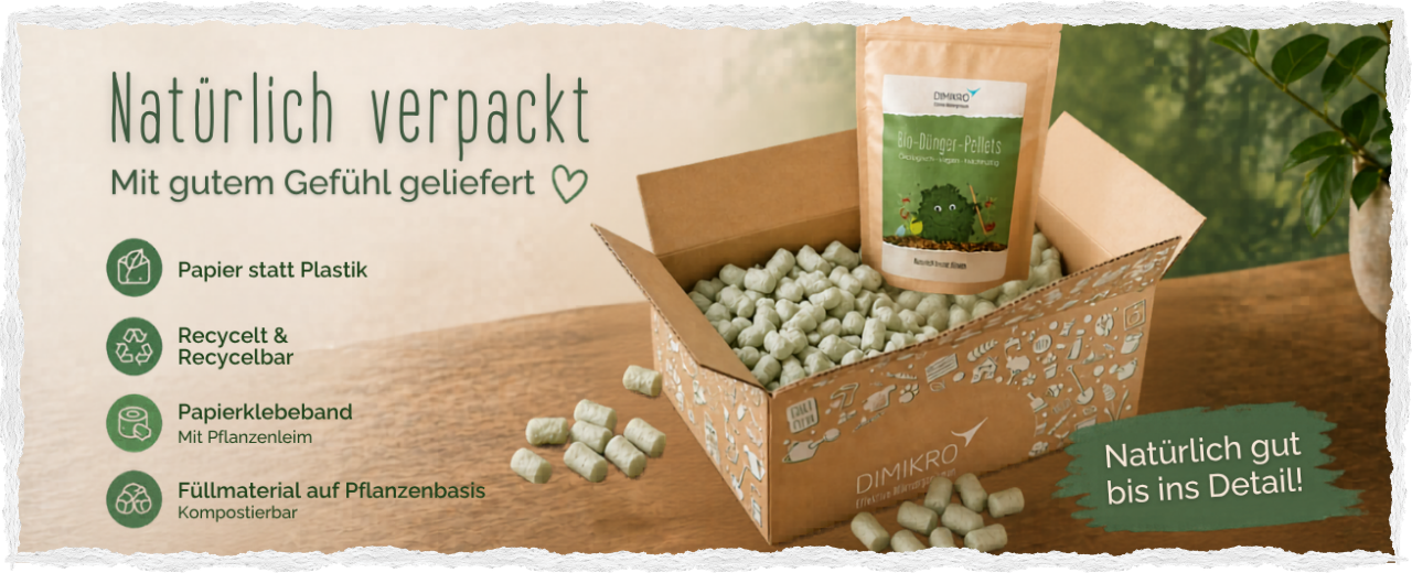 Natürlich verpackt - mit gutem Gefühl geliefert
