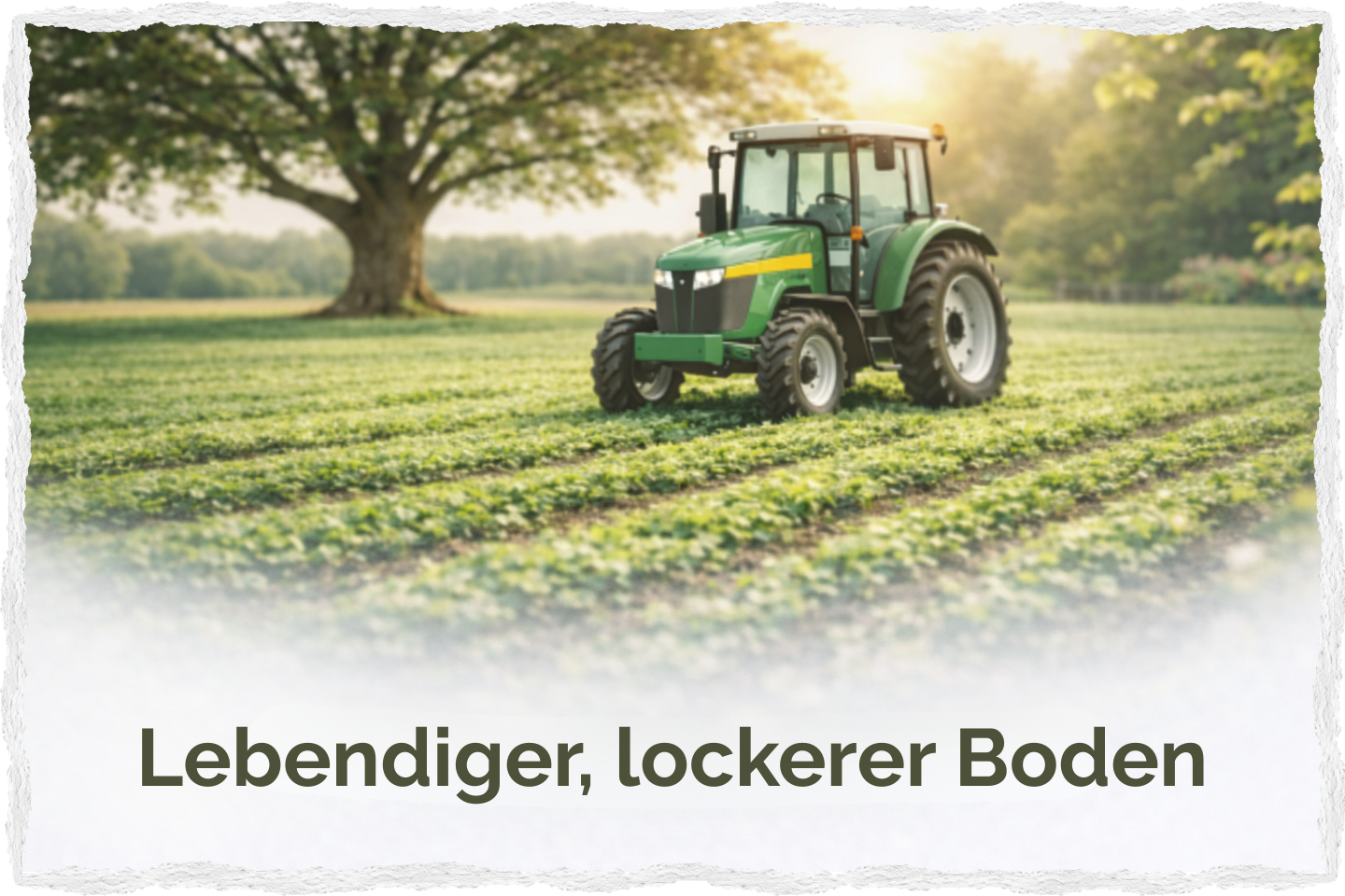lebendiger lockerer Boden