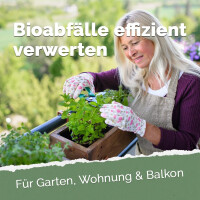 Bokashi Eimer Starterset Premium - schwarz