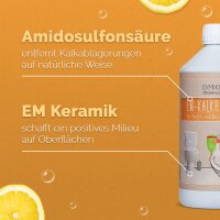 EM-Kalkreiniger 1l - Flächen und Maschinenentkalkung