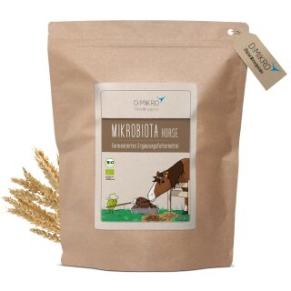 Mikrobiota Horse 3 kg Futterbokashi - Fermentiertes Ergänzungsfuttermittel für Pferde