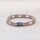 EM Keramik-Halsband - beige hellblau mittel bis 45 cm