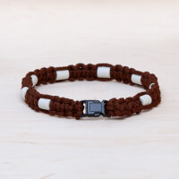 EM Keramik-Halsband - braun rot groß bis 65 cm