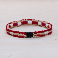 EM Keramik-Halsband - weinrot weinrot klein bis 35 cm