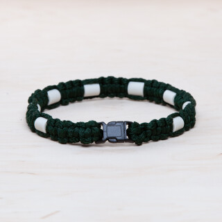 EM Keramik-Halsband - olive lila klein bis 35 cm