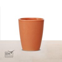 EM Keramik-Becher* 0,2 l orange matt