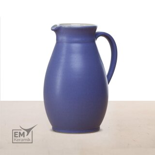 EM Keramik Krug 1,3-1,5 L blau lila matt