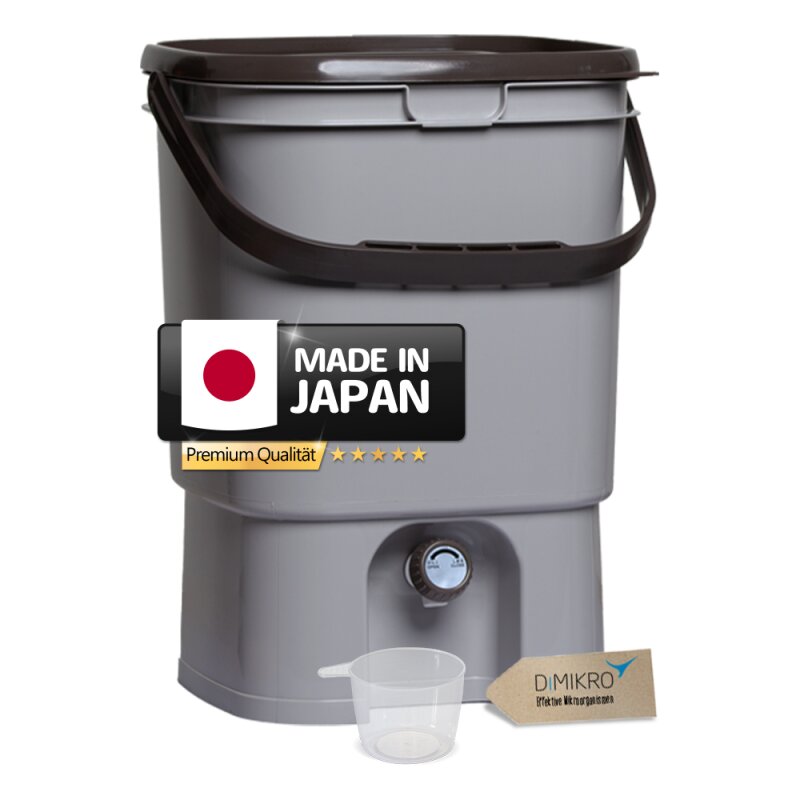Bokashi-Eimer - japanisches Design - 1 Eimer - DIMIKRO, 39,94
