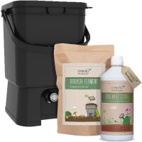 Bokashi Eimer - Starterset 1 Eimer - Japan schwarz +...