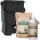 Bokashi Eimer - Starterset 1 Eimer - Japan schwarz + Bokashi Ferment + EM aktiv