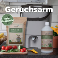 Bokashi Eimer Doppel-Starterset Japan gelb