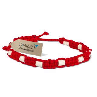 EM Keramik-Halsband - verstellbar - weinrot 35-45 cm