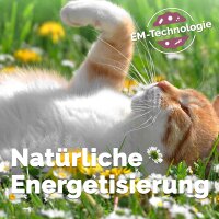 EM Keramik-Halsband - verstellbar - schwarz 55-65 cm