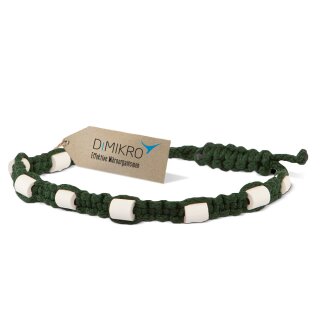 EM Keramik-Halsband - verstellbar - oliv 35-45 cm
