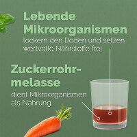 EM aktiv Bodenhilfsstoff mit lebenden Bodenbakterien - 5 Liter